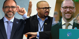 Drei Kandidaten für den WFD-Vorsitz